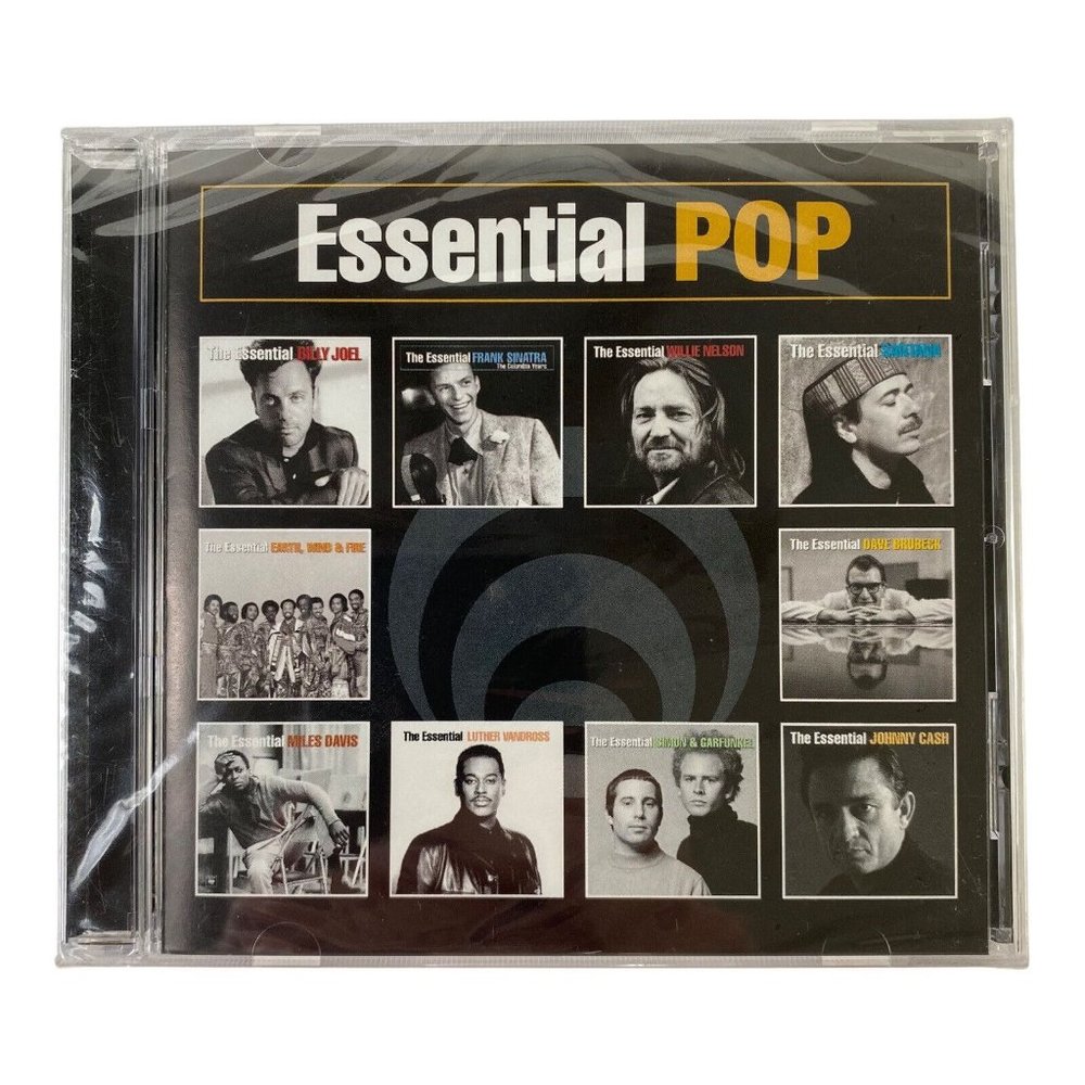 Various Artists: Essential Pop (CD, 2004 Sony) Pop, Joel, Cash, Santana, Sealed‎